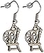 Cedar Creek Charming Accents French Wire Earrings, Spinning Wheel