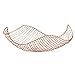 Vistella Fruit Bowl Basket in Copper Rose Gold - 6 Colors Available - Stainless Steel Wire Design with Modern Styling - Decorative Countertop Centerpiece