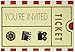 amscan International Folded Invite Hollywood, Pack of 8