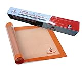 Grilling Star Artisan set of 2 Silicone Fiberglass Baking Mat Liners | Professional Grade High Temperature Resistant 40 Degrees F to 482 Degrees F | Extra Thick 16.5 x 11