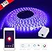 Smart LED Strip Lights 16.4 Foot / 5 Meter, WiFi Wireless Smart Phone Controlled Light Strip, Waterproof 300 LEDs, Work with Amazon Alexa, Echo, No Hub Required, Compatible with Android and iOS