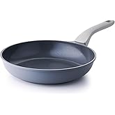 PRICUSIS Nonstick Ceramic Frying Pan, Non Toxic Nonstick Pan Skillet, Healthy Egg Pan Nonstick Omelet Pan Chef's Pan, PTFE PF