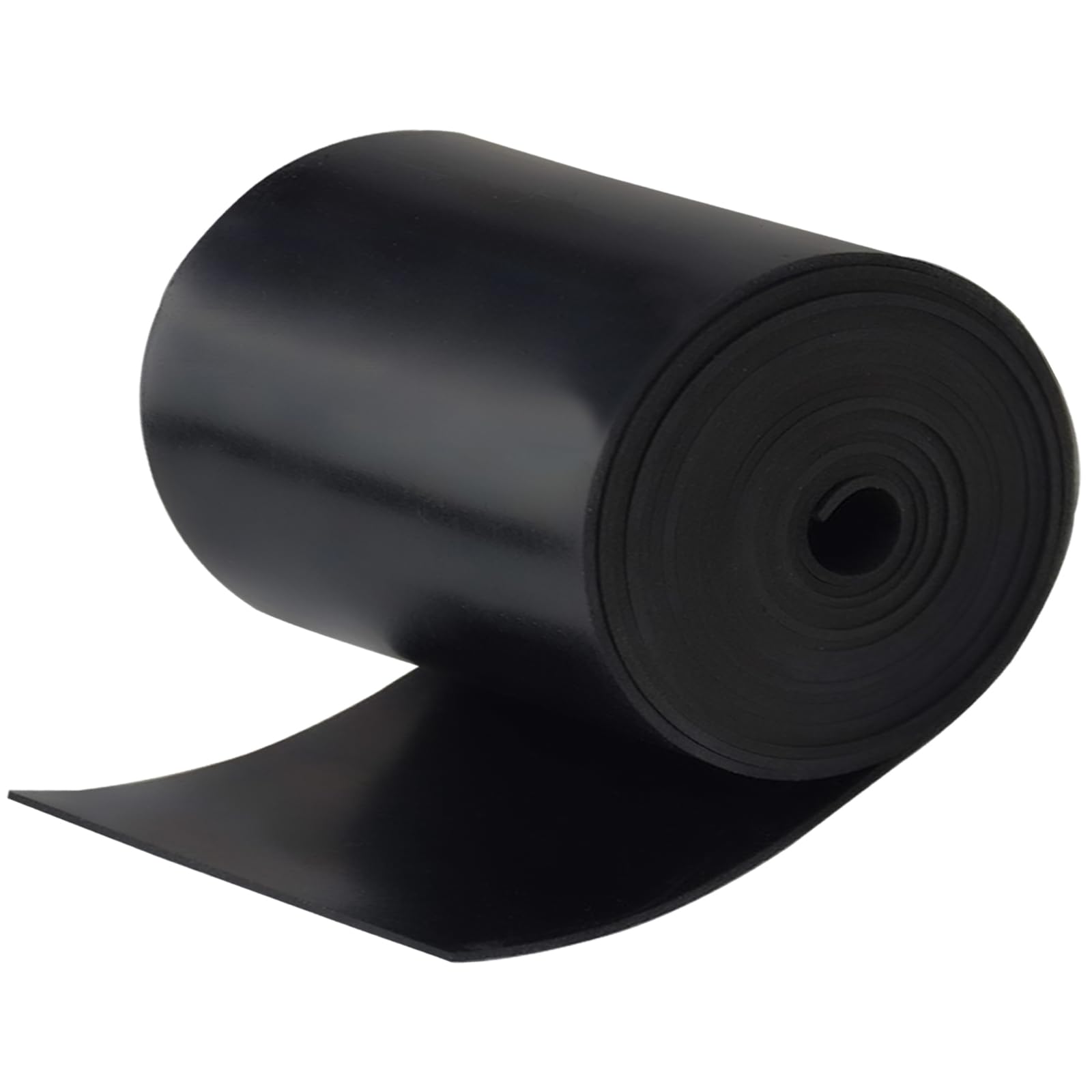 Rubber Strip 120mm(W) x3mm(T) x3m(L) Neoprene Rubber Sheet Solid Neoprene Rolls for DIY, Washers, Crafts, Pads, Flooring Protection, Supports, Leveling, Weather Seal — image 1