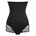 Larry&Marry Butt Lift Booster Booty Lift Panty Tummy Control Enhancer Body Shaper Black XL/2XL(Fit Waist 28