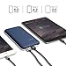 Puridea S3 Navy Blue 15000mAh 3A Output Cell Phone Battery Portable Charger (2.4A Input Li-polymer Battery Banks) for Apple iPhone 4 5 6 Plus Samsung HTC Nokia LG Sony Blackberry