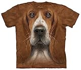 Basset Hound Head T-Shirt Size M