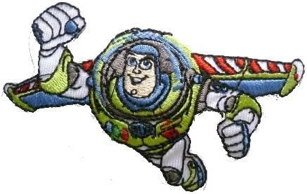 Toy Story (Buzz LightYear) 'To Infinity and Beyond...' Iron on Sew on Embroidered Badge Applique Motif Patch From PatchWOW