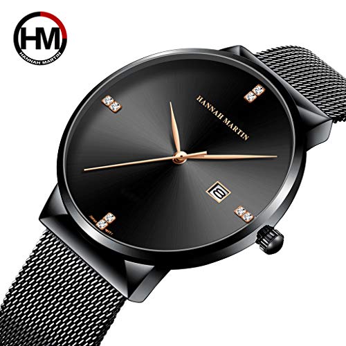Clearance! Hot Sale! â¤ Classic Waterproof Fashion Calendar Stainless Steel Mesh Belt Men's Quartz Watch for Father Men Boys Boyfriend Lover's Birthday Anniversary Gift Under 20 Dollars