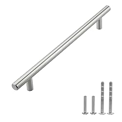 Modket 1 Pack Solid Brushed Nickel T Bar Handle