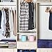 Titan Mall Clothes Storage Containers 3 Pack, Foldable Storage Bag Organizer with Breathable Bamboo Charcoal Fiber 19
