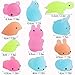Outee Mochi Squishies Toys, 22 Pcs Glow in The Dark Squishies Soft Toys Stress Relief Squishies Mini Squishies Animal Stress Relief Mochi Squishies Animals Mini Squishies Kawaii Mini Mochi Squishies