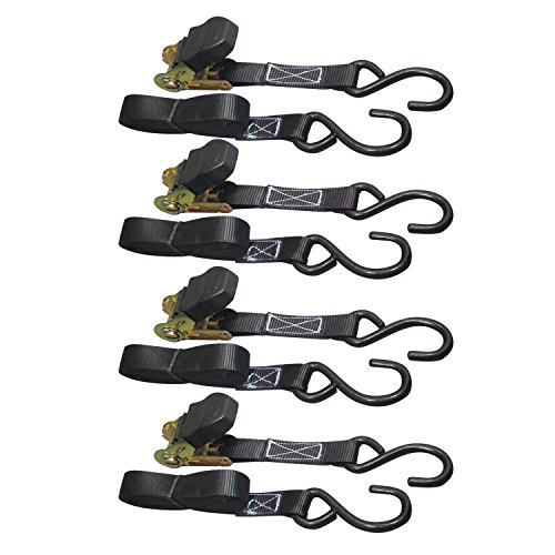 Tiger Tie Down Straps4PKExtra Long 20ft 500lb Load Cap, The Ultimate