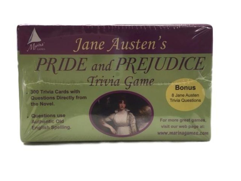 Jane Austens Pride And Prejudice Trivia Game Marina Games 180