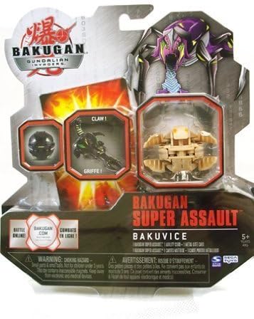 BAKUGAN Gundalian Invaders Super Assult BAKUVICE CLAW- CLAWSAURUS Subterra - Factory Sealed