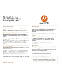 MOTOROLA 16x4 Puerta de cable de alta velocidad