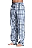 CYZ Men's 100% Cotton Poplin Pajama Lounge Sleep Pant-F1709-M