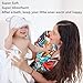 CradleMii Baby Bath Hooded Towel & 2 Washcloth Set | 100% Organic Premium Bamboo Fiber | Antibacterial Hypoallergenic Absorbent Soft & Warm | for Boy Girl Newborn Infant & Toddler | Baby Shower Gift