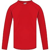 Boys' Rash Guard Long Sleeve UPF 50 Sun Shirts for Toddler Kids Rashguard Water Swimming