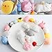 Outee Mini Squishies Kawaii, 20 Pcs Animal Squishies Mochi Squeeze Toys Soft Squishies Release Stress Animal Toys Mini Seal Octopus Rabbit Chick Cat Pig Tiger Fox Panda Cloud Random