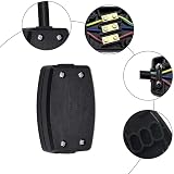 WUBAYI 4 Pcs 3 Terminal Electrical Junction Box 13A 250V Black view 5