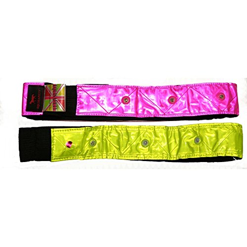 EquisafetyReflective Hat Band - Pink, One Size