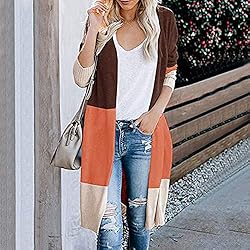 Short Sleeve Sweater for Women Brown Kimono Womens