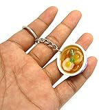 Pursuestar Mini Flower Bowl Noodle PVC Delicious Food Cell Phone Charm Bag Strap Pendant Kid Toy
