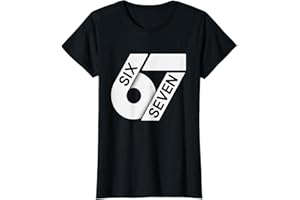 Funny 67 Meme Couple Christmas Shirt Donut Colorful Short Sleeve Blouse High Elastic Cotton Pullover Crew Neck Top