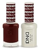 DND Soak Off Gel Polish Dual Matching Color Set 478, Spiced Berry by DND Duo Gel