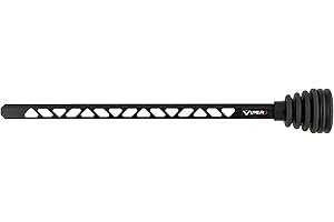 Viper Archery - Dovetail Riser Stabilizer for Compound Bows - Fits Directly into Bow Riser. Adjustable Length, Includes Lock Knob, Dampener & Weights Archery Stabilizer Made in USA