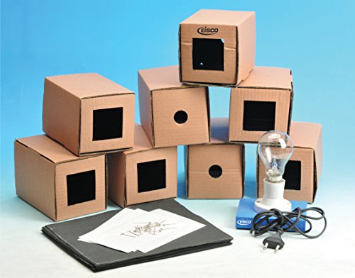 Pinhole Camera Demonstration Kit, 8 Boxes - Show The Principles of a Pinhole Camera - Eisco Labs