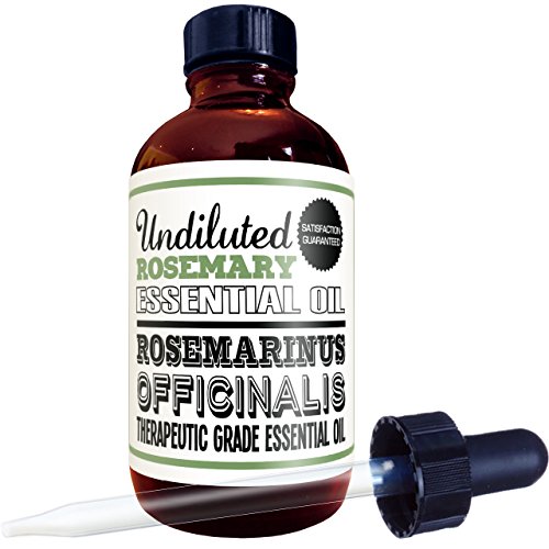 Invivo Rosemary Oil USA Manufactured Premium Therapeutic Grade 4 Ounce Essential Oil For Aromatherapy With Free Dropper And Ebook