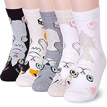 Womens Animal Painting Socks, Cute, Crazy, Adorable and