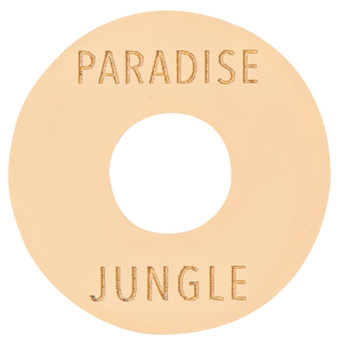 JOE DOE POKER CHIP IN AGED WHITE - PARADISE - JUNGLE