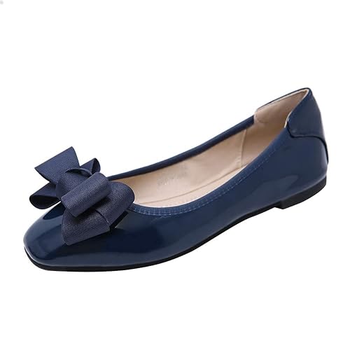 navy blue flats amazon