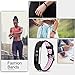 SKYLET Bands Compatible with Fitbit Ace Kids/Fitbit Alta Hr Bands Women Men, 3 Pack Soft Breathable Sport Wristbands Compatible with Fitbit Alta Small Large Black