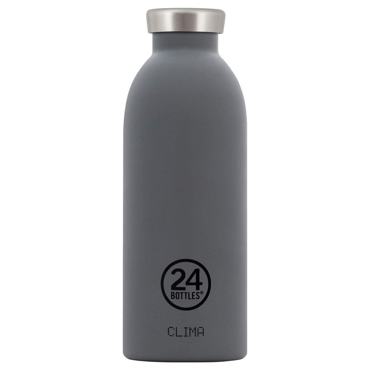 24 Bottles Clima Bottle Insulated Drinking Flask, grey, 500 ml