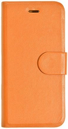 iPhone 6S Plus/iPhone 6 Plus (5.5inch) PU Leather Slim Flip Case, Magnet Button &amp; Stand Function, Camel [Japan Import]