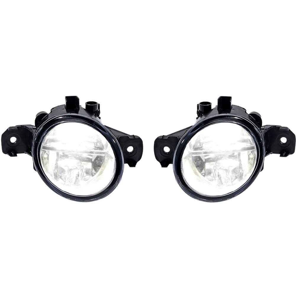 Pair 80W Real Glass Lens XML2 LED Fog Lights