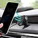 ICONFLANG Magnetic Phone Mount, Universal Stick On Dashboard Magnetic Car Mount Phone Holder for Cell Phones Mini Tablets GPS with 2 Metal Plates - Black