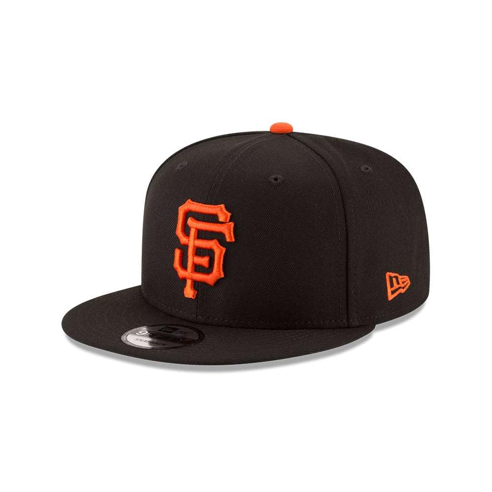 New Era x MLB Men's San Francisco Giants Basic 9Fifty Snapback Hat Black/Orange