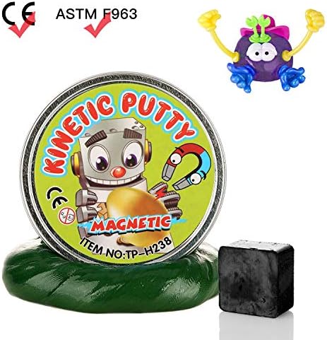 Magnetic Putty Upgrade Accessories and Large Magnet for Children for Gift (Green)