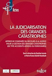La  judiciarisation des grandes catastrophes