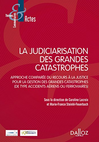 La  judiciarisation des grandes catastrophes