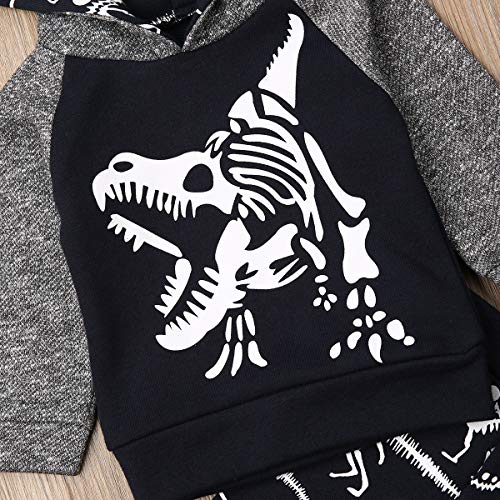 Hailouhai Peuter Baby Jongens Outfits Set Lange Mouw Lady Killer Gedrukt Hoodies Top + Lange Leggings Camouflage… - Image 6