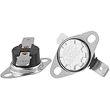 uxcell 5 Pcs KSD301 Temperature Control Switch Thermostat 150 Celsius N.C.