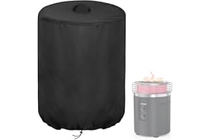 Aidetech Fire Pit Covers for Ninja Fireside360 Outdoor Heater & Fire Pit, Waterproof FirePit Covers-22" D x 29" H