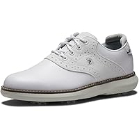 【緊急値下げ】FootJoy Traditions 8.5 XW（US天然皮革） Amazon.com | FootJoy Men's Traditions Golf Shoe, White/White, 10