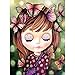 DIY 5D Diamond Painting Kits For Kids & Adults, Betionol Painting Cross Stitch Full Drill Crystal Rhinestone Painting By Number Kits, Lovely Butterfly Girl, 9.8 x 13.7 inch