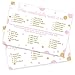 Paper Clever Party Pink and Gold Baby Shower Game - Candy Bar Matching Activity Cards - Guess The Stages of Pregnancy and Parenthood - Funny Game for Guests - Twinkle Star Princess Theme - 25 Pack